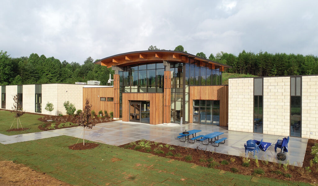 Aerial Commercial Building Photo by K2 Productions
