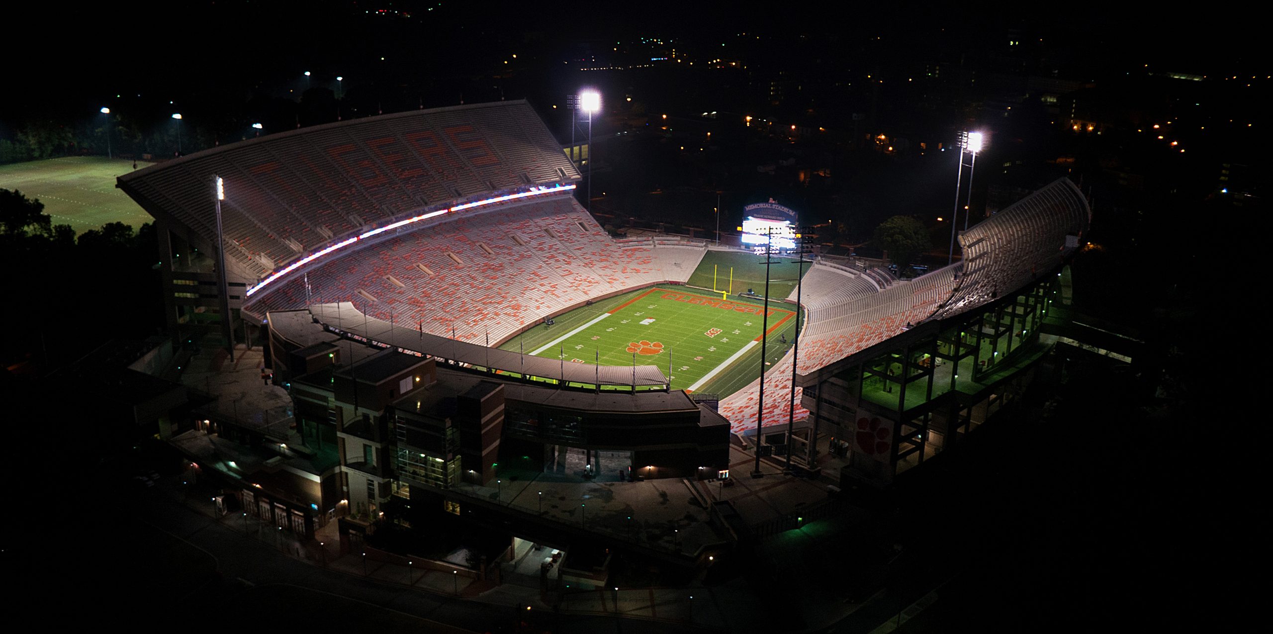 Football Stadium Aerial Drone Photo by K2 Productions