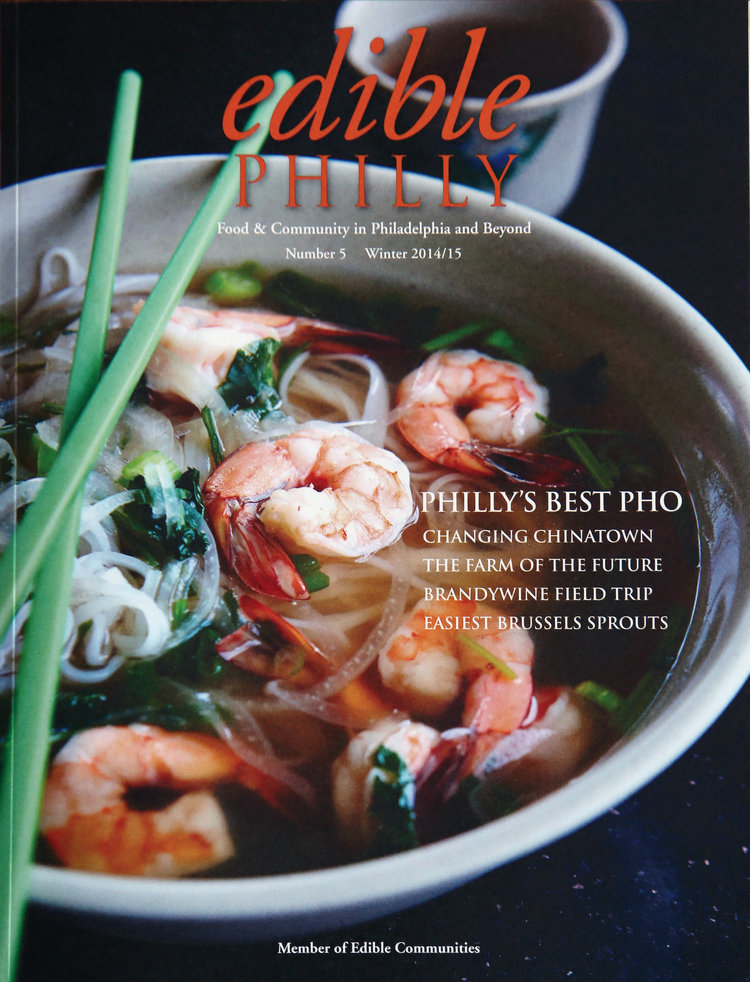 Edible Philly Magazine Cover by K2 Productions Photography