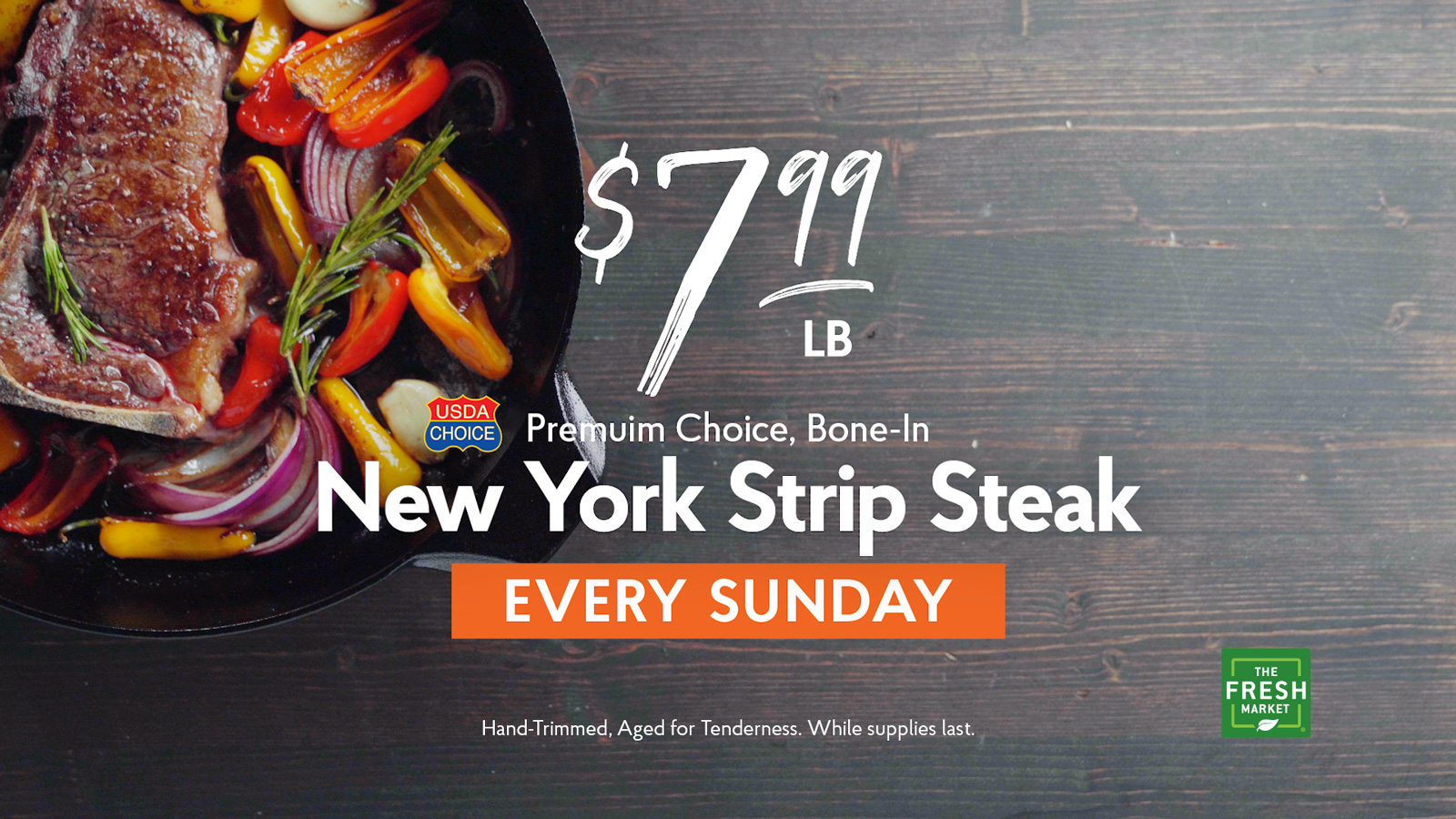 Strip Steak photo for ad by K2 Productions Photography